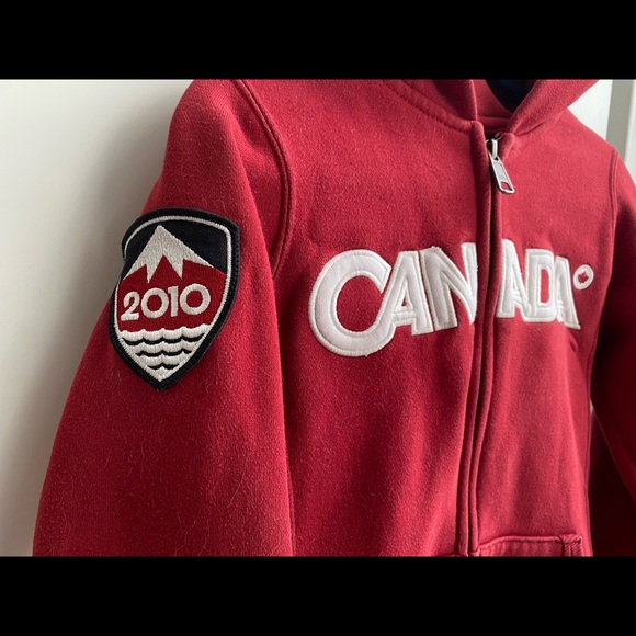 2010 official Olympic red hoodie girls size 7/8 - Picture 2 of 5